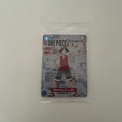 One Piece Monkey D. Luffy US Voyage College Basketball Promo Card - SEALED #2 - Image 1