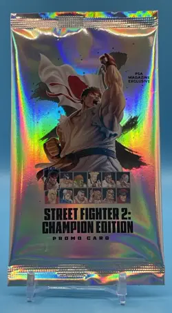 Street Fighter 2: Champion Edition Promo Card Pack (SEALED) - PSA Magazine Promo - Image 1