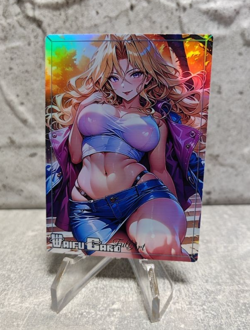 Mai Valentine Trading Card Waifu Goddess Story Anime Girl holo Karte Manga Full - Image 1