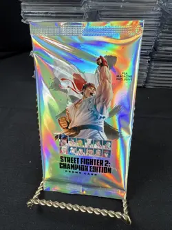 Street Fighter 2: Champion Edition Promo Card Pack PSA Magazine Exclusive Sealed - Image 1