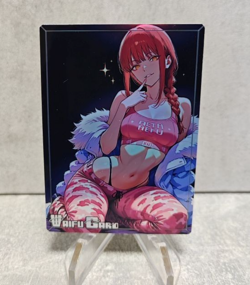 Makima Trading Card Waifu Goddess Story Anime Girl holo Karte Manga Full Art - Image 1