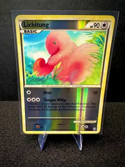 Lickitung 66/102 HGSS Triumphant Reverse Holo Pokemon TCG Card NM - Image 1
