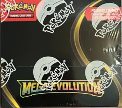 Pokemon TCG Mega Evolution Enhanced Booster Box Promo Card & 36 Packs Sealed - Image 1
