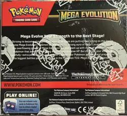 Pokemon TCG Mega Evolution Enhanced Booster Box Promo Card & 36 Packs Sealed - Image 2