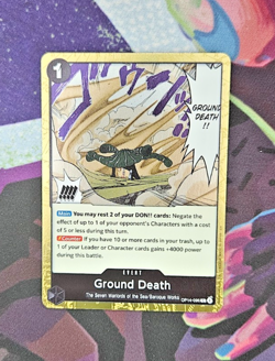 OP14-096 x3 Set Ground Death Event Card One Piece English The Seven Sea’s Azure - Image 2