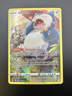 Snorlax 😴 TG10/TG30 - Pokemon Lost Origins Trainer Gallery Holo Rare Card NM - Image 2