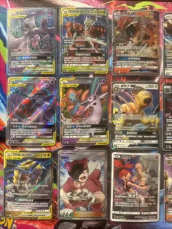 Pokemon TCG lot of 14 Chinese tag team cards GX Espeon And Deoxys Mewtwo Mew - Image 2
