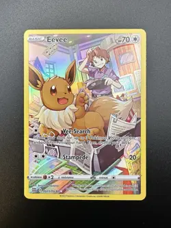 Eevee 🐾 TG11/TG30 - Pokemon Brilliant Stars Sword & Shield Holo Rare Card NM - Image 1