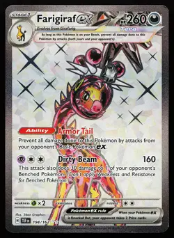 Farigiraf ex 194/162 Ultra Rare Temporal Forces Pokemon Card - Image 1