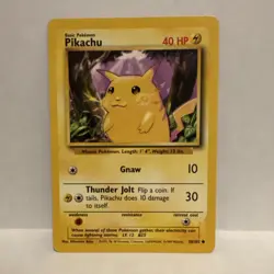 Pokemon Pikachu 30 HP 27/53 Wotc Regular The Pokemon Company Card - Image 1