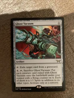 Ghost Vacuum x1 MTG Duskmourn:House of Horror Magic the Gathering NM Free Ship - Image 1