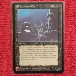 Magic: The Gathering All Hallow's Eve Sorcery Black 1994 English - Image 1