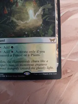 MTG Hushwood Verge Foil Duskmourn: House Of Horror LP Magic the Gathering - Image 5