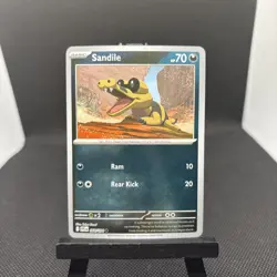 Sandile 64/94 Reverse Holo Pokemon TCG - ME02: Phantasmal Flames Near Mint - Image 1