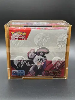 2025 Pokemon Scarlet & Violet Destined Rivals Booster Box w/ Acrylic Case - Image 1