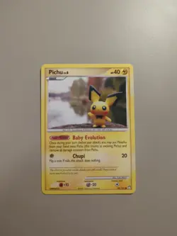 Pokemon TCG Pichu Mysterious Treasures 93/123 Regular Common - Image 1