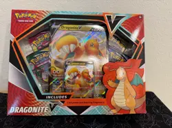 Pokemon TCG Dragonite V Collection Box – Factory Sealed - Image 1