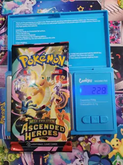 EXTREMELY HEAVY! 22.8g GOD PACKUUU Ascended Heroes Pokemon TCG Booster (SEALED) - Image 1