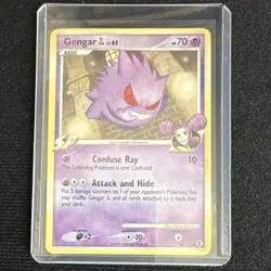 Pokemon Gengar GL LV.65 Rising Rivals 40/111 SP Basic Ghost HP 70 2009 EN - Image 1