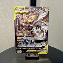 Pokemon Pikachu & Zekrom GX SM168 SM Promo TAG TEAM Holo 240 HP - Image 1