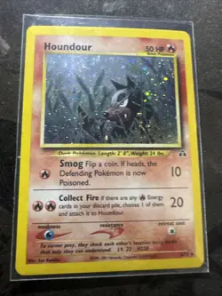 Pokemon TCG - Houndour #5 - Neo Discovery (2000) - Holo - NM - Image 1
