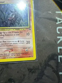 Pokemon TCG - Houndour #5 - Neo Discovery (2000) - Holo - NM - Image 4