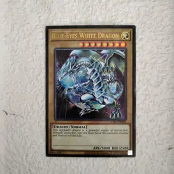 Blue-Eyes White Dragon Version 3 LCKC-EN001 Legendary Collection Kaiba Ultra Rar - Image 3