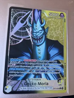 One Piece TCG OP14-080 Gecko Moria Leader Alt Art The Azure Seas Seven - Image 1