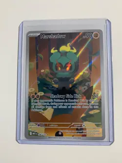 NM Marshadow 146/132 Mega Evolution Illustration Rare Full Art Card Pokemon TCG - Image 1