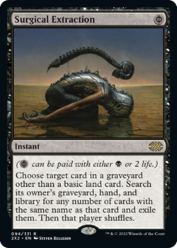 Surgical Extraction - Double Masters 2022 - NM-Mint - MTG - Image 1