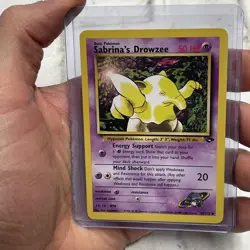 Pokemon - Gym Challenge Sabrina's Drowzee 95/132 NM Near Mint Vintage Pokemon - Image 1