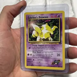 Pokemon - Gym Challenge Sabrina's Drowzee 95/132 NM Near Mint Vintage Pokemon - Image 2