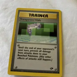 Transparent Walls 125/132 Gym Challenge Regular WOTC Vintage 2000 Pokemon TCG - Image 1