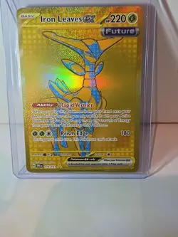 Pokemon TCG Iron Leaves EX Prismatic Evolutions Holo Card 176/131 - Image 1