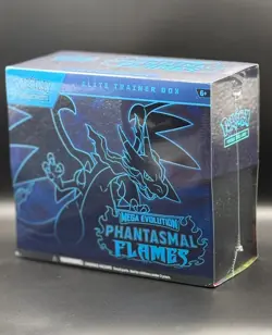 Phantasmal Flames ETB Elite Trainer Box - Charizard Art - New & Sealed Pokemon - Image 1