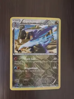 Pokemon TCG Garchomp Reverse Holo Card 90/124 Exalted Dragons - Image 1