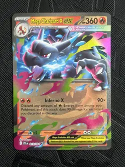 Pokemon TCG Mega Charizard X ex 013/094 Me02: Phantasmal Flames (English) - NM - Image 3