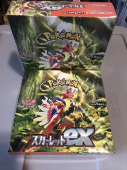 Pokemon Japanese Scarlet EX Booster Box SV1S Sealed with shrink wrap - Image 1