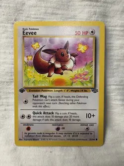 Pokemon Eevee 1st Edition 51/64 Jungle Regular Mint NP - Image 1
