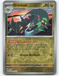 Drakloak (Reverse Holo-Foil) - Pokemon Card - Prismatic Evolutions PRE #072/131 - Image 1