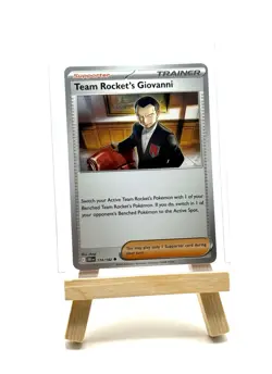 Team Rocket's Giovanni 174/182 Near Mint Destined Rivals Pokemon TCG - Image 3