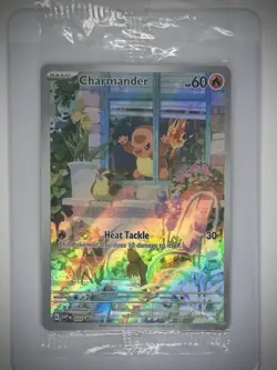 SEALED Pokemon - Obsidian Flames Charmander SVP (044) ETB Black Star Promo NM - Image 4