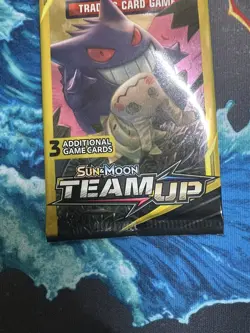 Pokemon TCG Sun & Moon Team Up Mini Booster Pack Gengar & Mimikyu Sealed 7.49G - Image 3