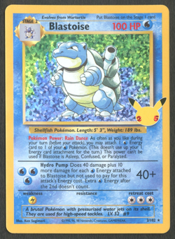 Pokemon TCG: Blastoise 2/102 Celebrations: Classic Collection Holo - Image 1