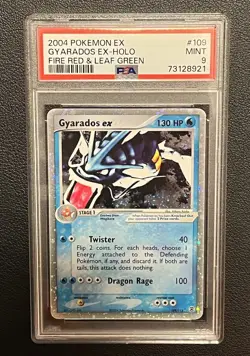 PSA 9 Gyarados Ex 109/112 Fire Red & Leaf Green 2004 Pokemon MINT - Image 1