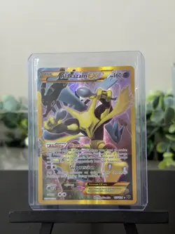 Pokemon TCG Alakazam EX Fates Collide 125/124 Full Art Secret Rare Card - Image 1