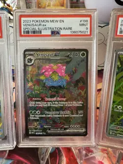 2023 Pokemon Bulbasaur, Ivysaur & Venusaur ex PSA 9 IR/SIR Trio – 151 - Image 3