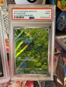 2023 Pokemon Bulbasaur, Ivysaur & Venusaur ex PSA 9 IR/SIR Trio – 151 - Image 4