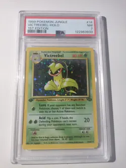 Pokemon TCG Victreebel Holo Rare First Edition 14/64 - Image 1
