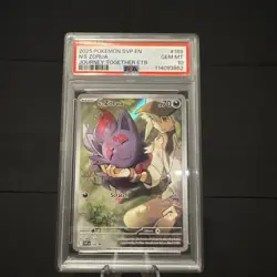 2025 POKEMON SVP JOURNEY TOGETHER ETB PROMO #189 N'S ZORUA PSA 10 - Image 1